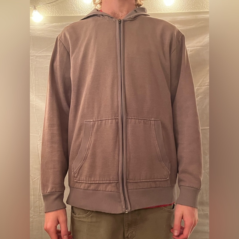 Trinity Collection - Men’s Tan Zip-Up - XL